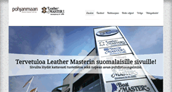 Desktop Screenshot of leathermaster.fi