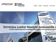 Tablet Screenshot of leathermaster.fi